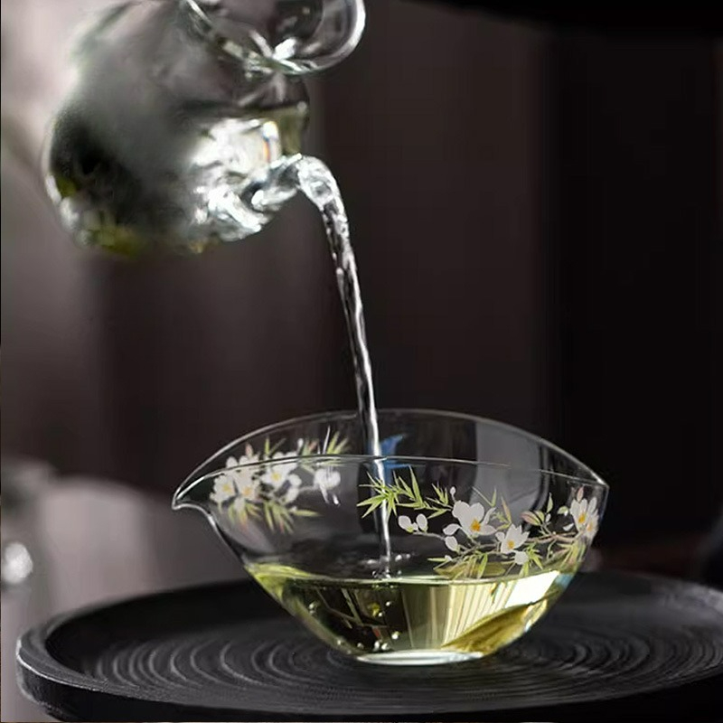 200ml Glass Fair Cup Thickened - Korean Tea Set review and price