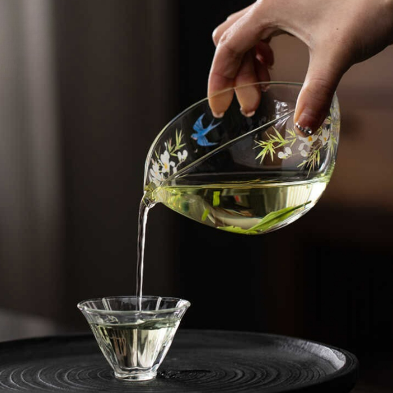 200ml Glass Fair Cup Thickened - Korean Tea Set review and price