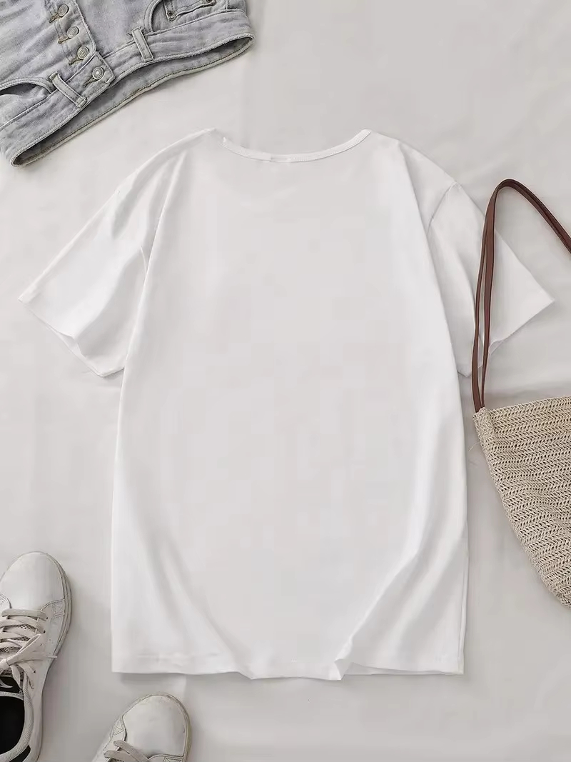 Women's T-shirt with A Illustr - Korean Lifestyle Trends review and price