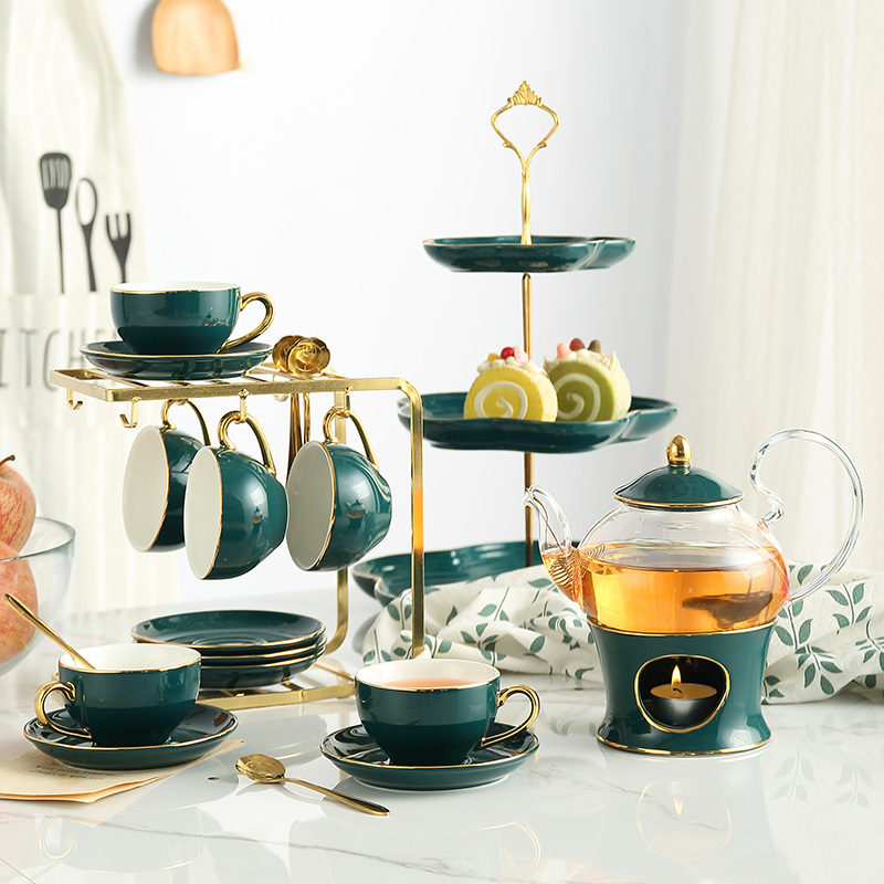 Nordic Ceramic Tea Set Porcela - Korean Tea Set review and price