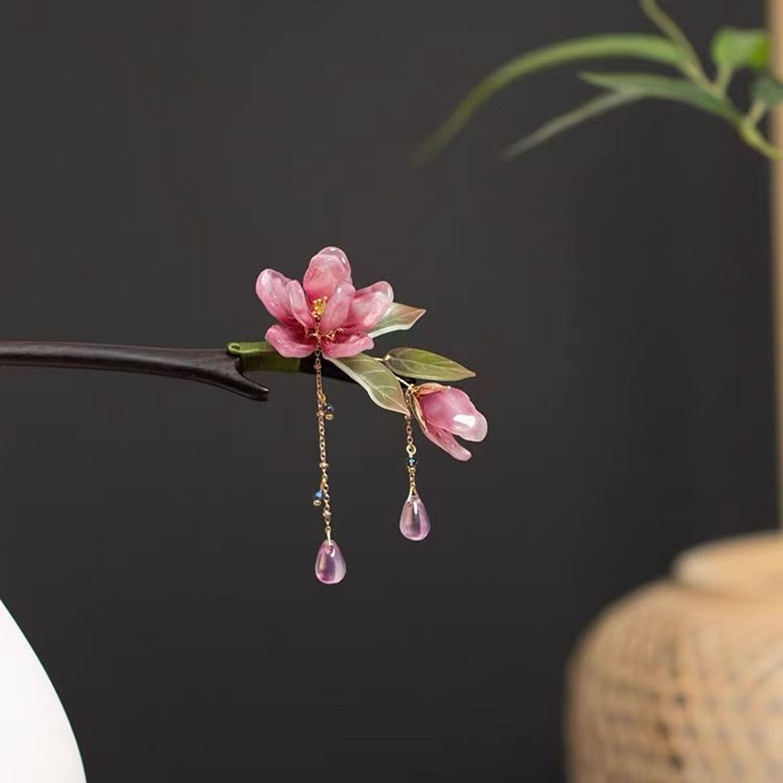 Floral Hair Stick Chinese Styl - Hanbok Hair Pin review and price