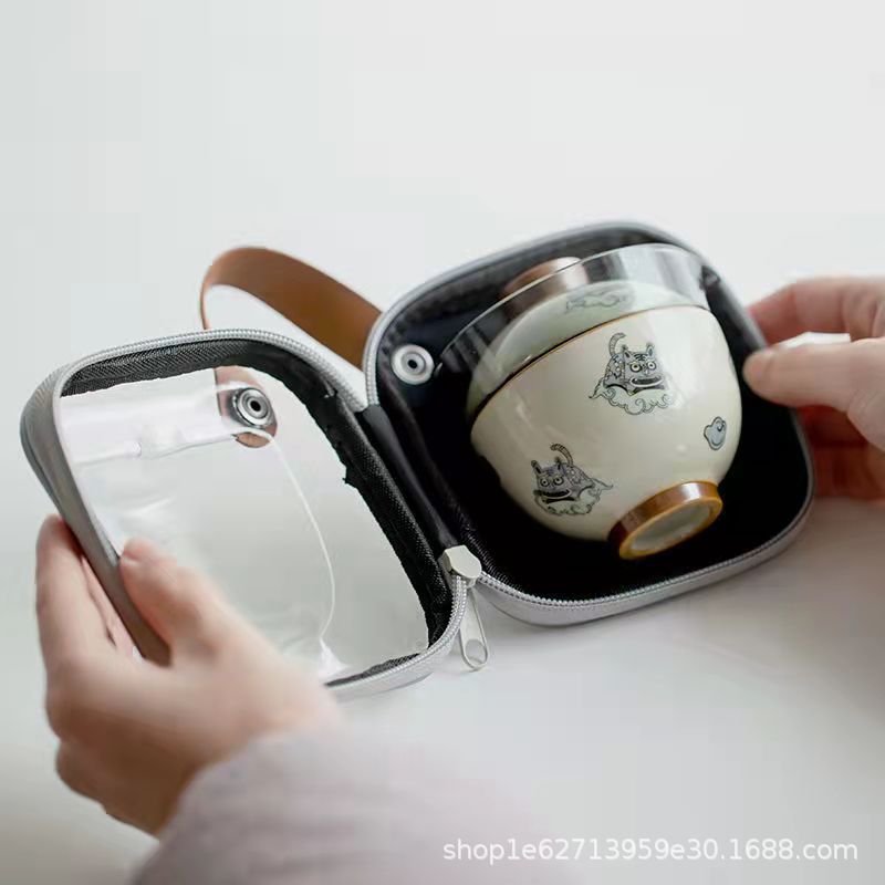 Travel Tea Set Portable Bag Qu - Korean Tea Set review and price