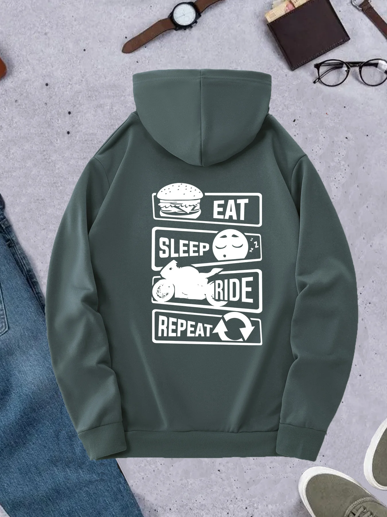Korean Trend Men Hoodie Eat Sl - Korean Lifestyle Trends review and price